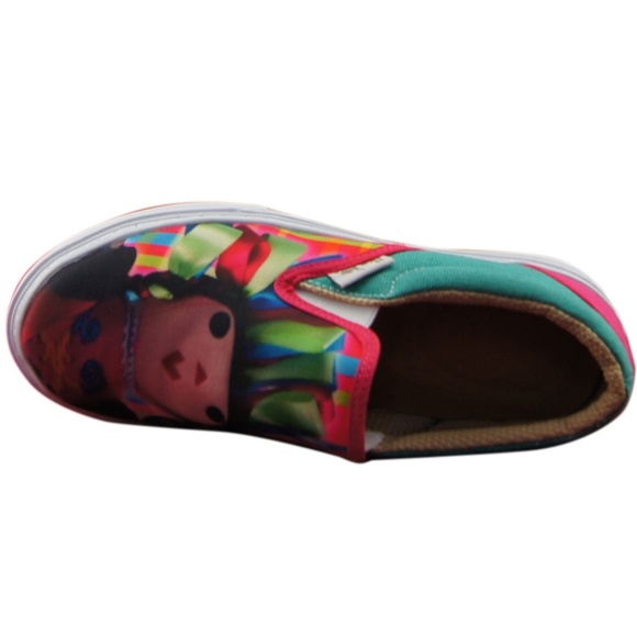 WOMEN'S PRINTED CANVAS SNEAKERS "MONITAS DOLL" - Picture 3 of 6